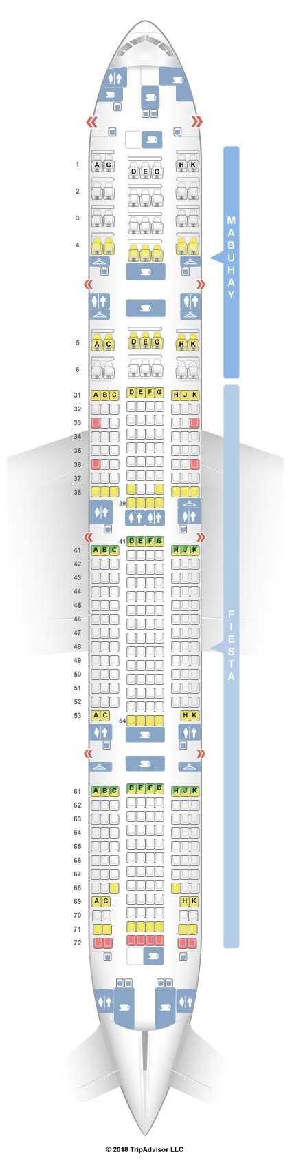 boeing 777 300 philippine airlines seat map